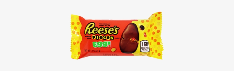 Reese's Chocolate Peanut Butter Egg With Pieces- 31g - Chocolate, transparent png #7681068