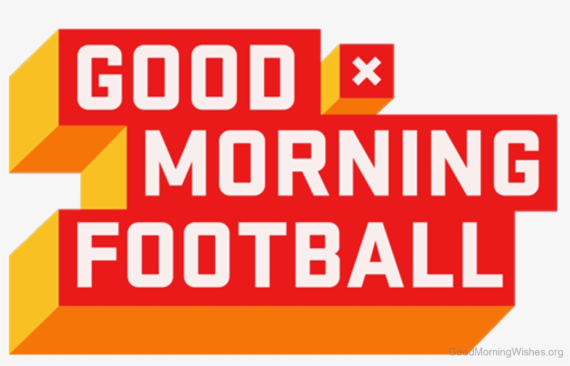 Good Morning Football Logo Pic - Nfl Network Good Morning Football Logo, transparent png #7681100