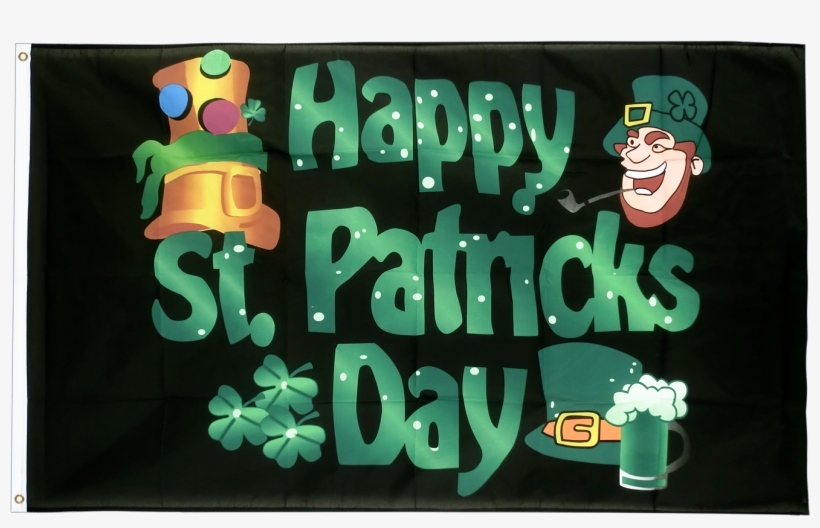 Happy Saint Patrick's Day St Patrick's Black - Illustration, transparent png #7681488