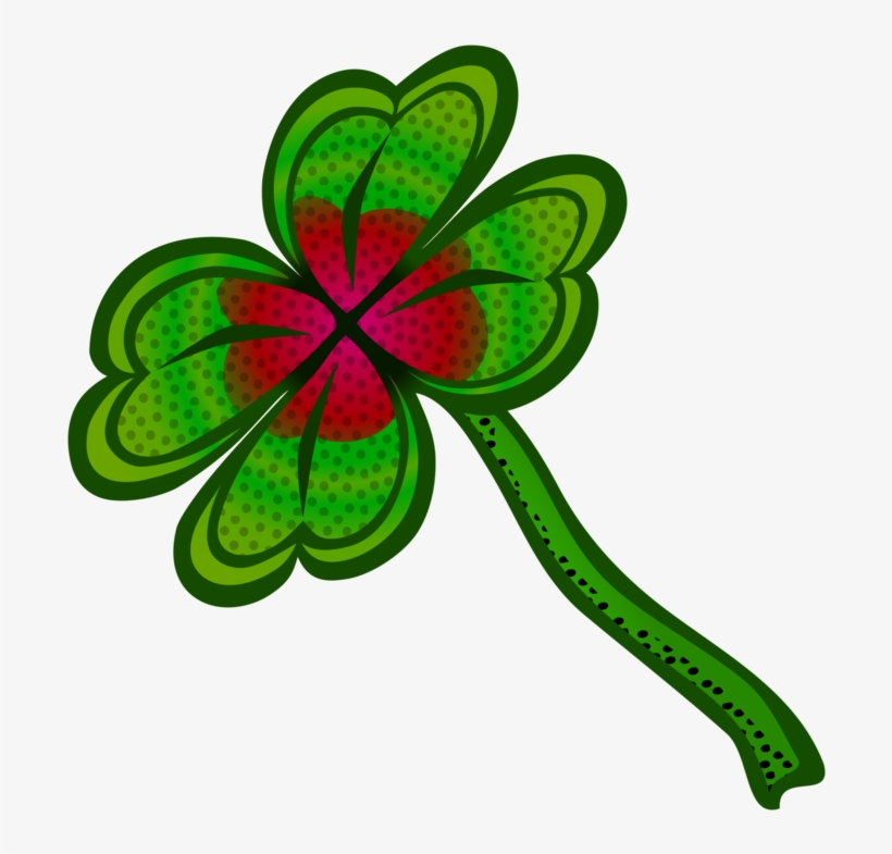 Shamrock Computer Icons Four-leaf Clover Tattoo Clip - Four-leaf Clover, transparent png #7681553