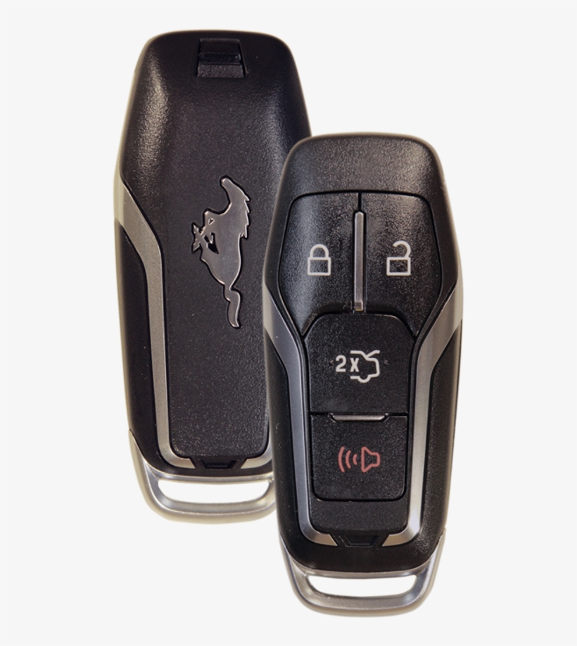Prox Lock, Unlock, Panic, Trunk Mustang Logo - Ford Mustang Smart Key, transparent png #7681763