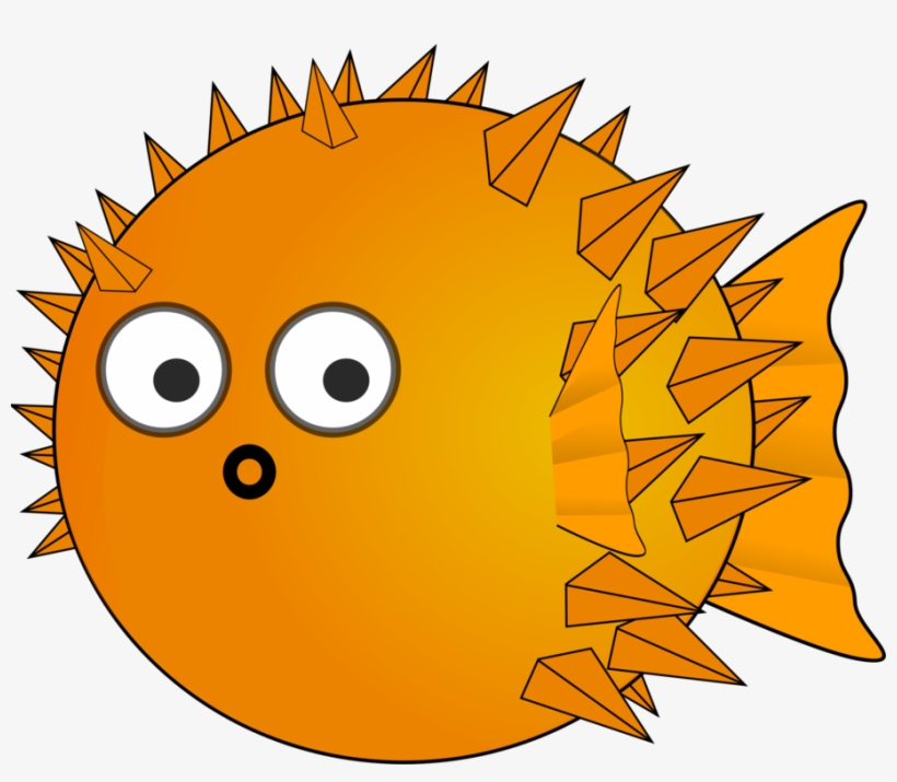 All Photo Png Clipart - Cartoon Puffer Fish Jpg, transparent png #7681863