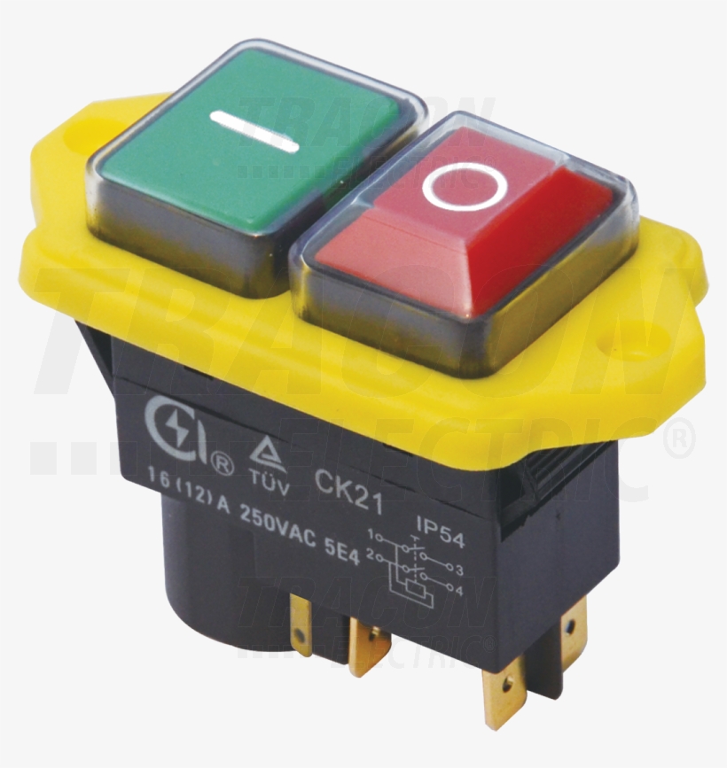 Safety Switch For Tool-machine, Screw Type, Yellow - Sstm 04, transparent png #7682205