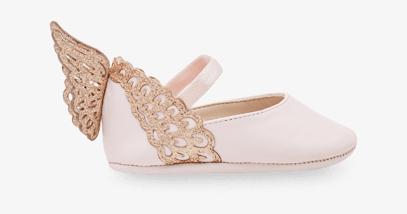Pink Evangeline Baby Ballet Flats - Suede, transparent png #7682432