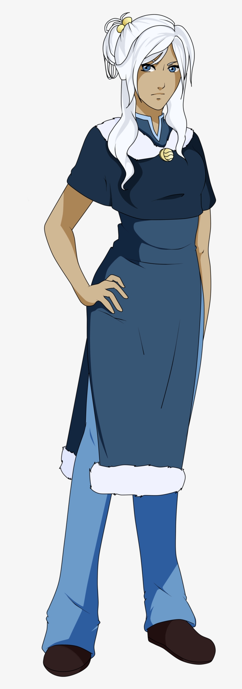 The Last Airbender Oc - Avatar The Last Airbender White Hair, transparent png #7683272