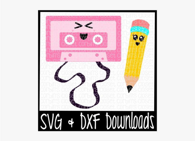 Free Kawaii Cassette And Pencil * Kawaii Pair Cutting - Momma Bear Baby Bear, transparent png #7683306