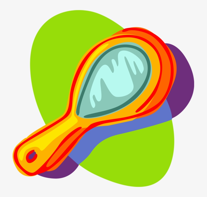 Vector Illustration Of Personal Grooming Makeup Mirror, transparent png #7683565