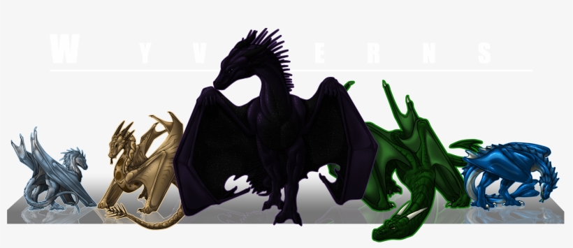Wyverntitle - Dragon, transparent png #7683704