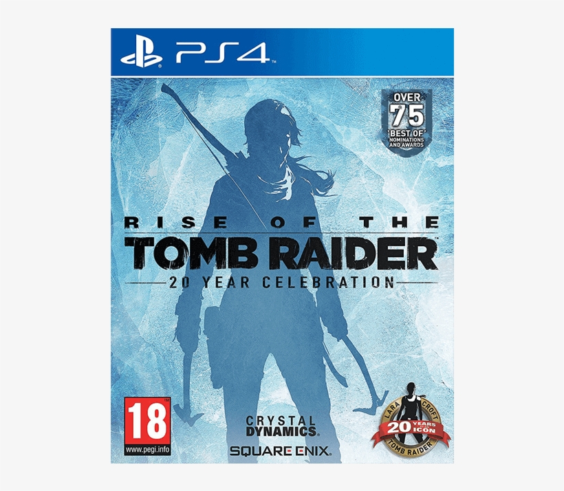 Rise Of The Tomb Raider 20 Year Celebration - Rise Of The Tomb Raider Ps4 Standard Edition, transparent png #7683969