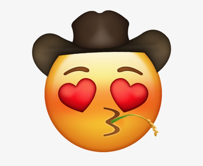 Transparent Sad Cowboy Emoji, transparent png #7684272