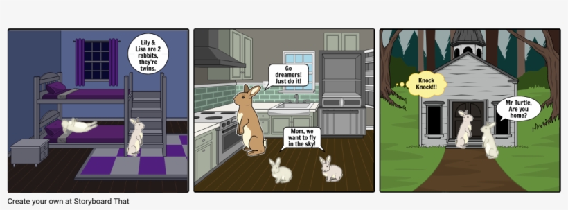 Story Of 2 Rabbits - Cartoon, transparent png #7685229