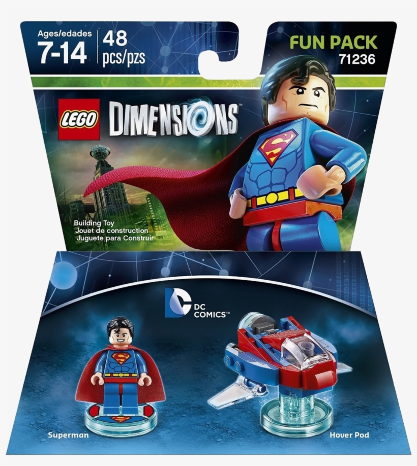 Fun Pack - Lego Dimensions Superman, transparent png #7685629