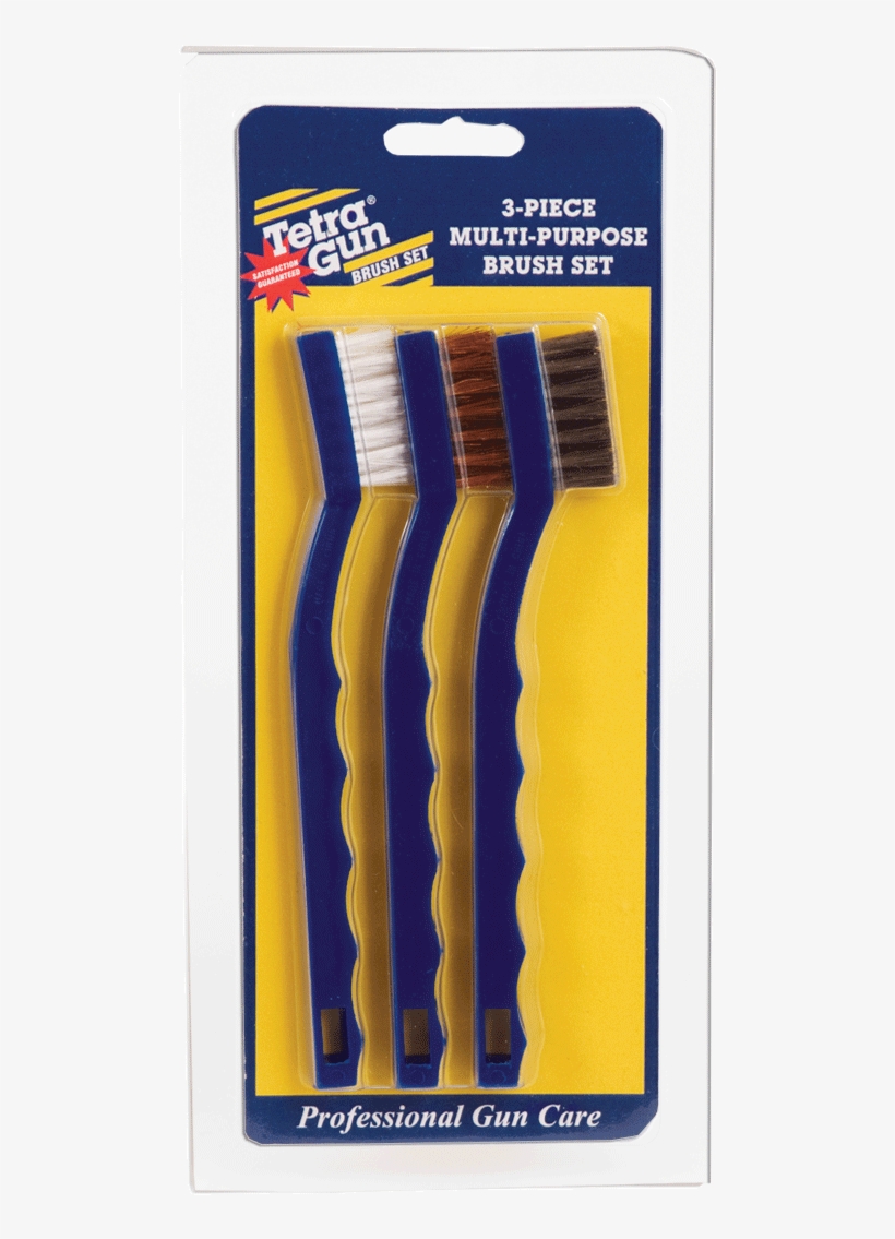 Tetra - Tetra Gun 3-piece Multi-purpose Brush Set, transparent png #7686313