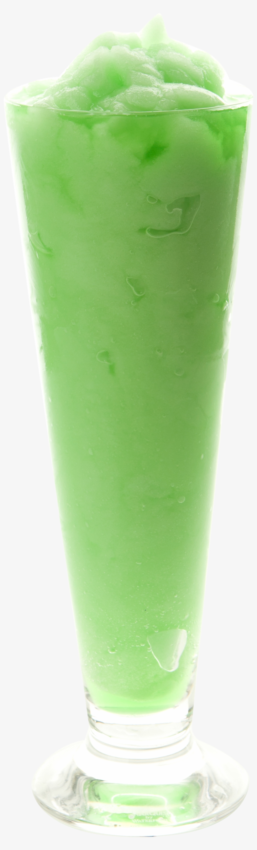 Green Apple Slushie - Smoothie, transparent png #7686644