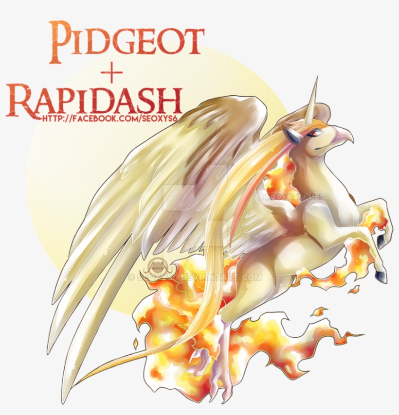 Rapidash X Pidgeot By Seoxys6 - Seoxys6 Rapidash, transparent png #7686813