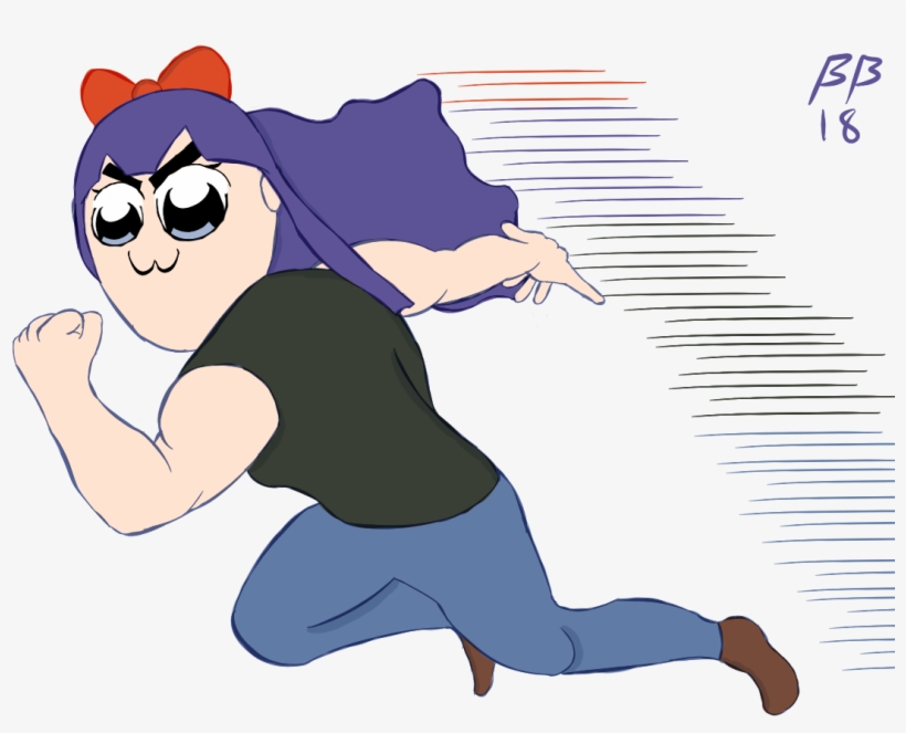 Pop Team Epic - Cartoon, transparent png #7687147