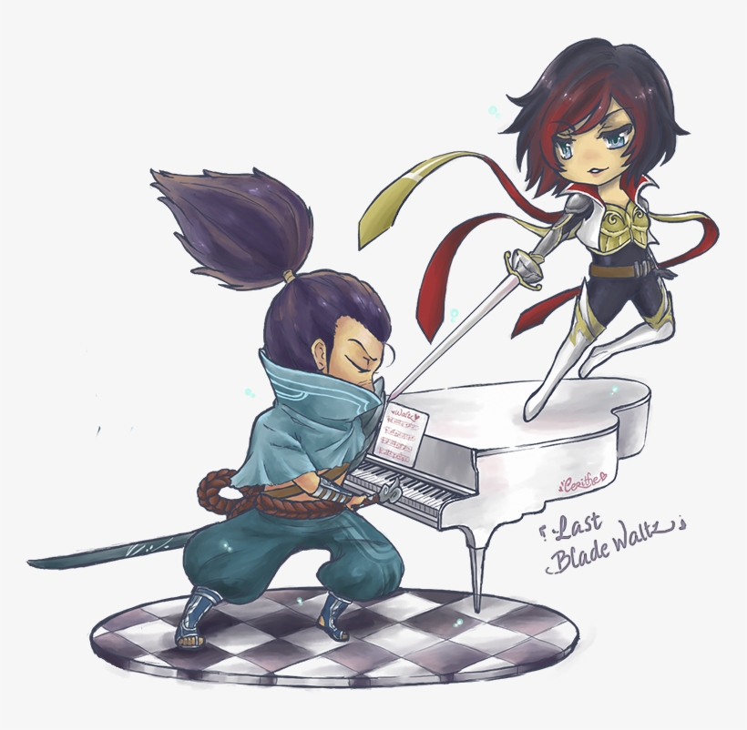 Yasuo X Fiora - Lol Yasuo X Fiora, transparent png #7687635