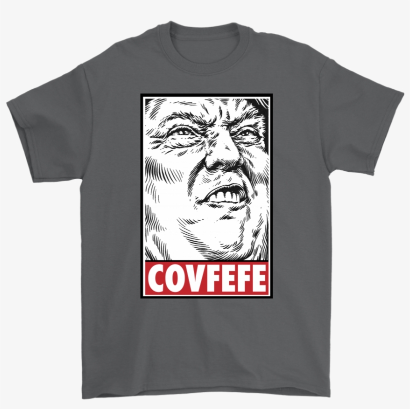Trump Covfefe 034 Obey 034 Style - My Girlfriend Is A Redhead Shirt, transparent png #7688176