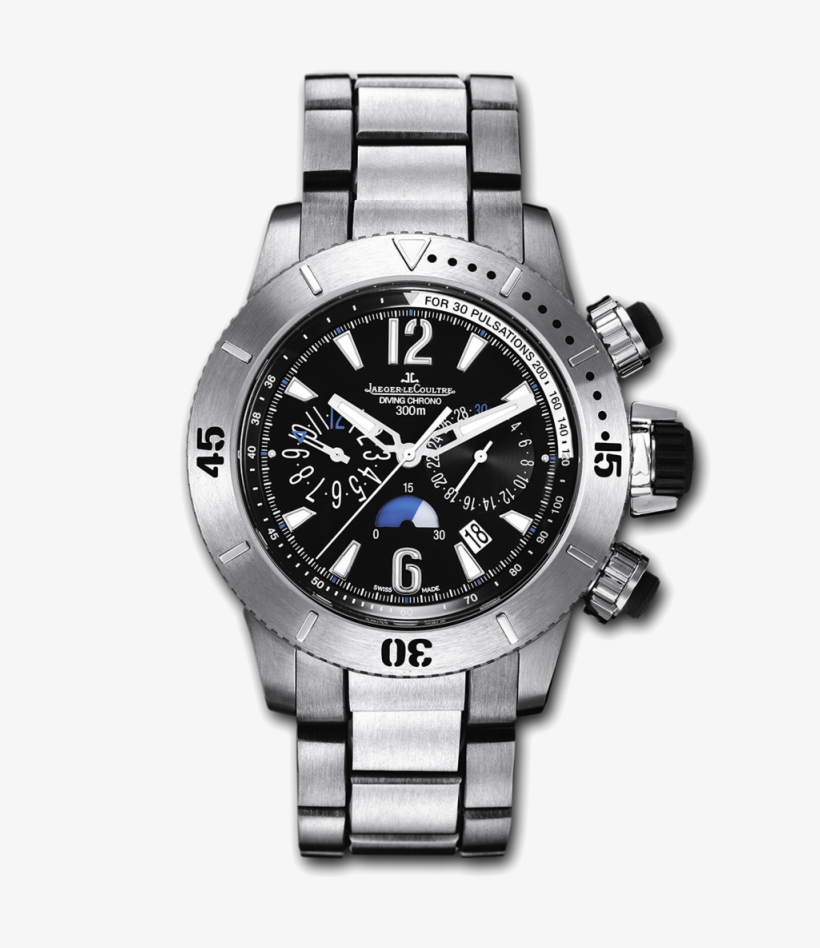 Vergrößern - Jaeger Lecoultre Master Compressor Rose Gold, transparent png #7688181