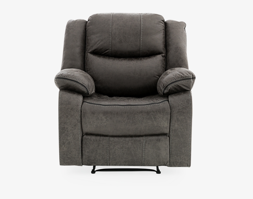 Image For Grey Reclining And Motorized Upholstered - Recliner, transparent png #7688414