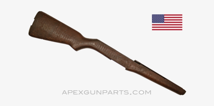 M1 Garand Rifle Stock, Springfield Armory Wwii, No - Made In Usa, transparent png #7688451