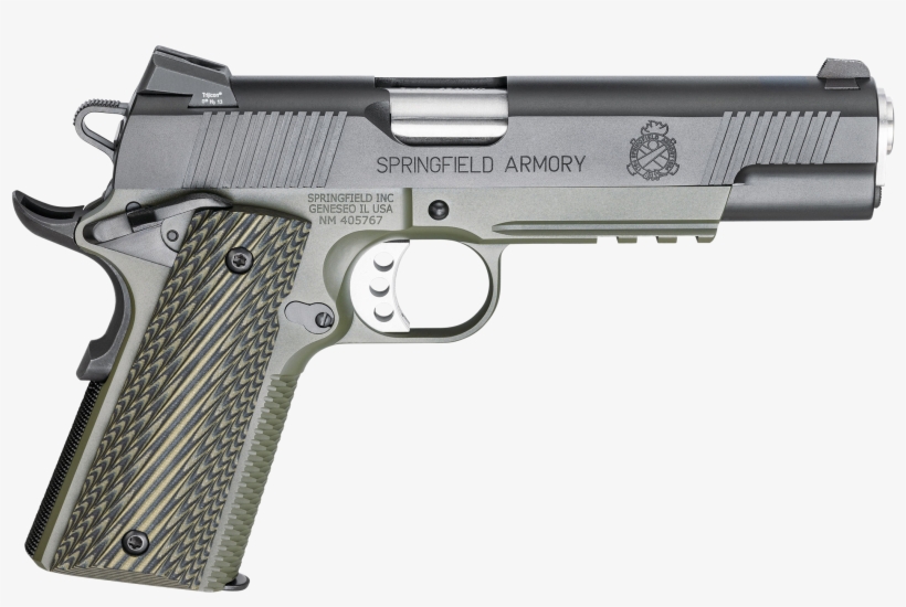 Springfield Armory Px9110ml 1911 Single 45 Acp 5″ 7 - Springfield Elite Operator 9mm, transparent png #7688484