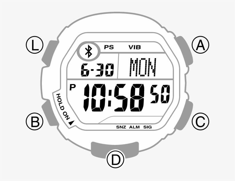 Watch Settings - Casio, transparent png #7688526