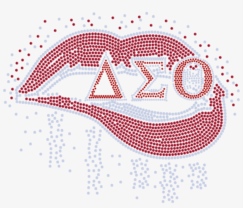 Delta Sigma Theta Kiss Transfer - Illustration, transparent png #7689056
