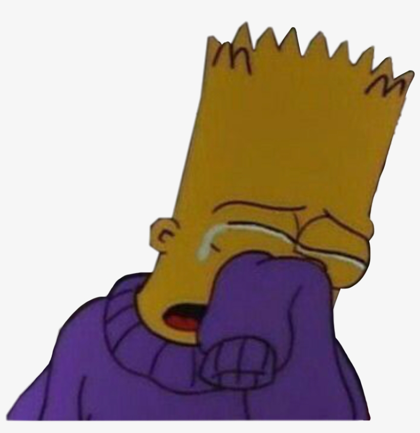 Sad Bart Simpson, aesthetic bart, aesthetic simpson, bart simpson