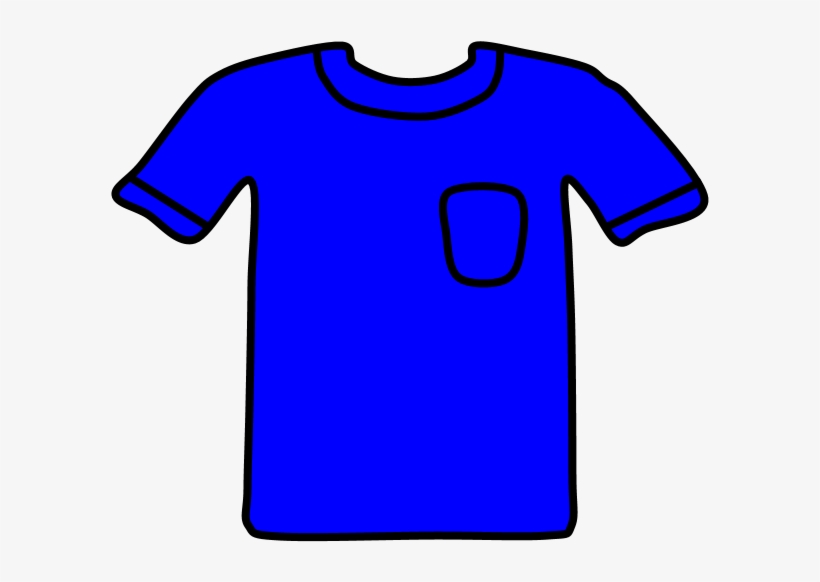 T-shirt, Pocket, Blue, Png, transparent png #7689746