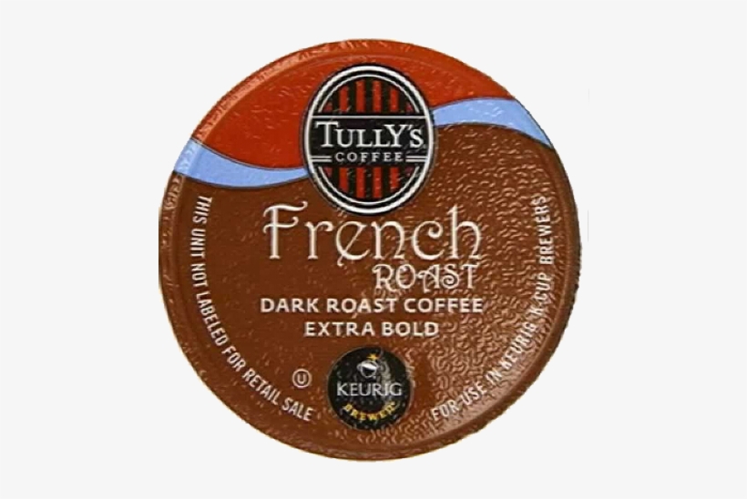 Tully's Coffee French Roast, K-cup For Keurig Brewers, - Label, transparent png #7690393