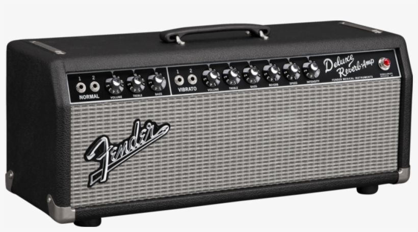 Fender 65 Deluxe Reverb Guitar Amplifier Head 22w Amp - Fender 65 Deluxe Reverb Amp Head For Sale, transparent png #7690571