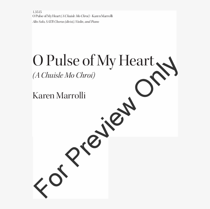 O Pulse Of My Heart Thumbnail - Document, transparent png #7690701