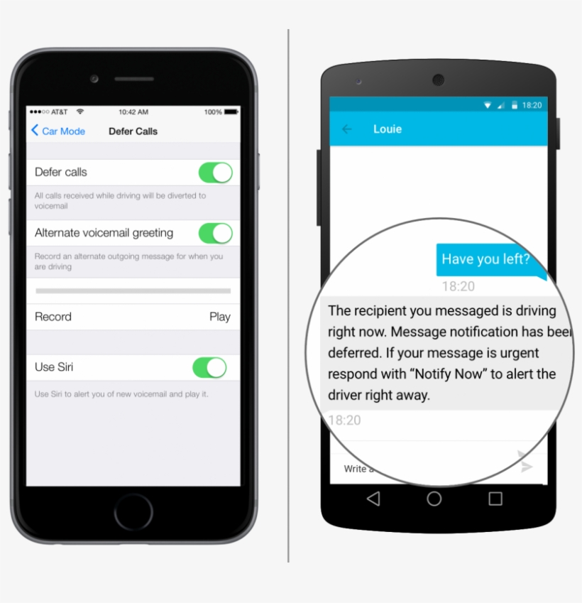 Extending Car Mode - Texting And Driving Message, transparent png #7691126