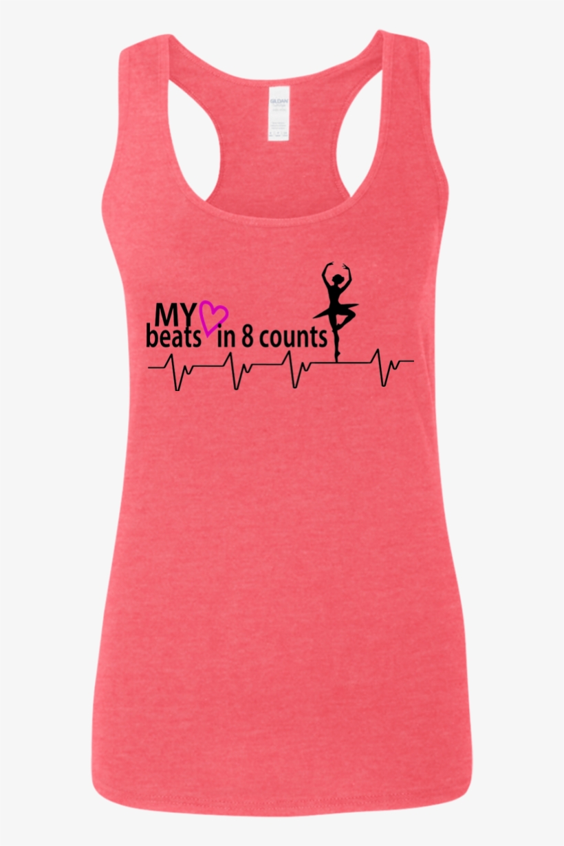 My Heart Beats In 8 Counts / Tank Multiple Colors - Shirt, transparent png #7691202
