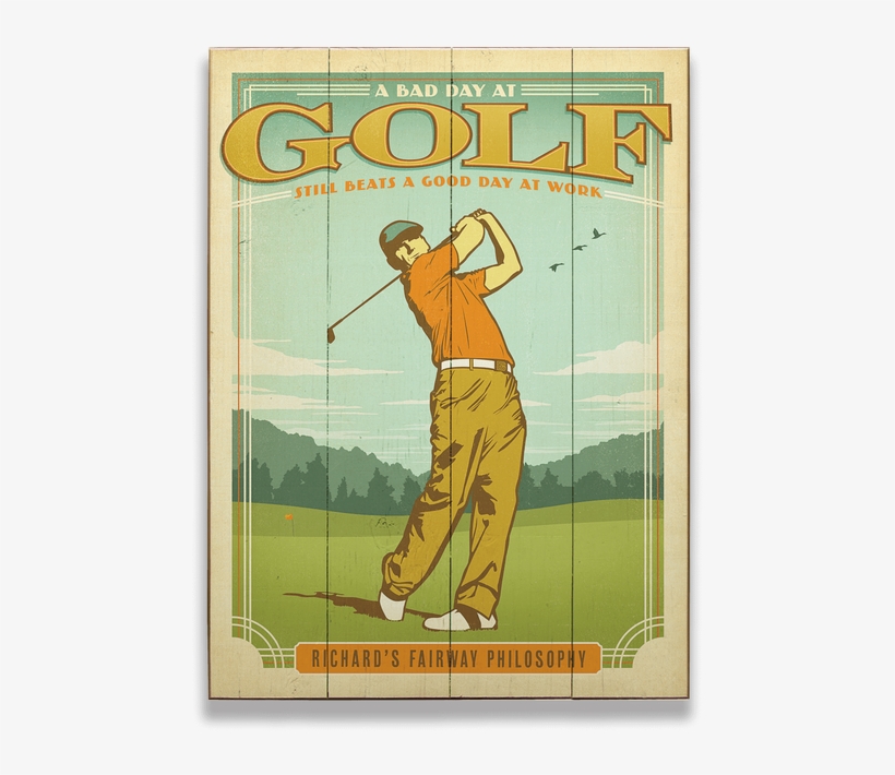 View Zoom A Bad Day At Golf Still Beats A Good Day - Golf, transparent png #7691283