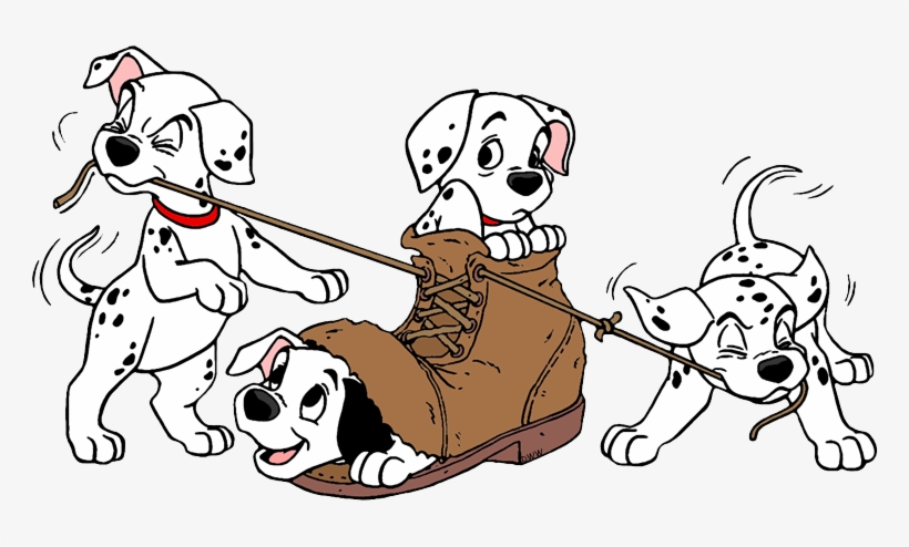 Puppy In Shoe - Cartoon, transparent png #7691312