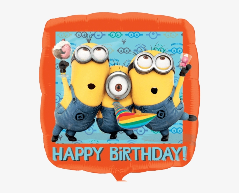 Happy 10th Birthday Minion, transparent png #7691325