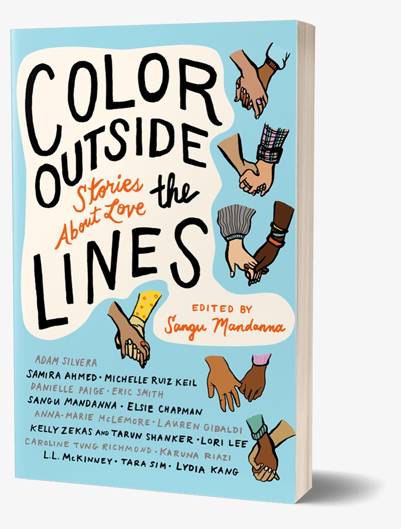 Sangu Mandanna's Color Outside The Lines, Is A Ya Anthology - Poster, transparent png #7691358