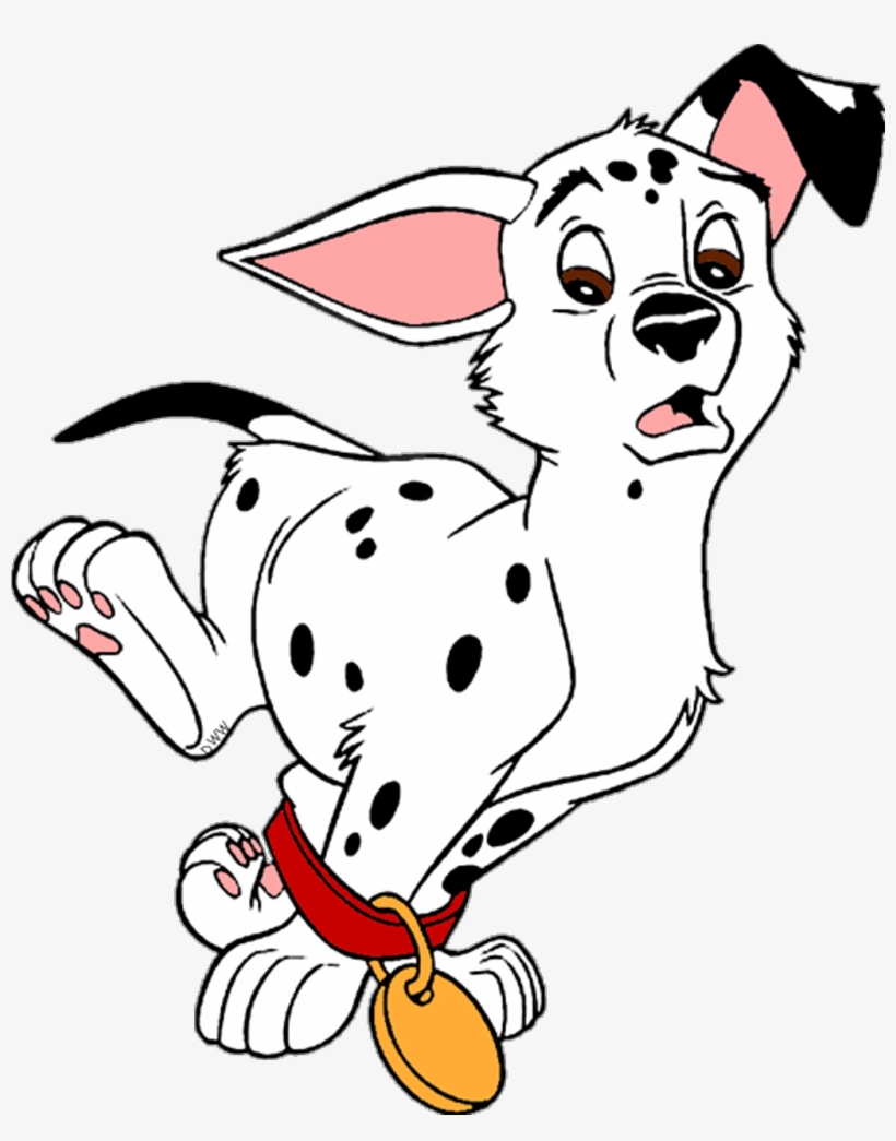 Dalmatian Sticker - 101 Dalmatians Puppies Clipart, transparent png #7691418