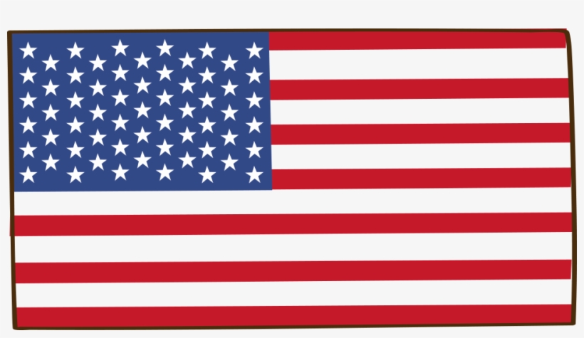 American Flag Cartoon - Night Vision American Flag, transparent png #7691457