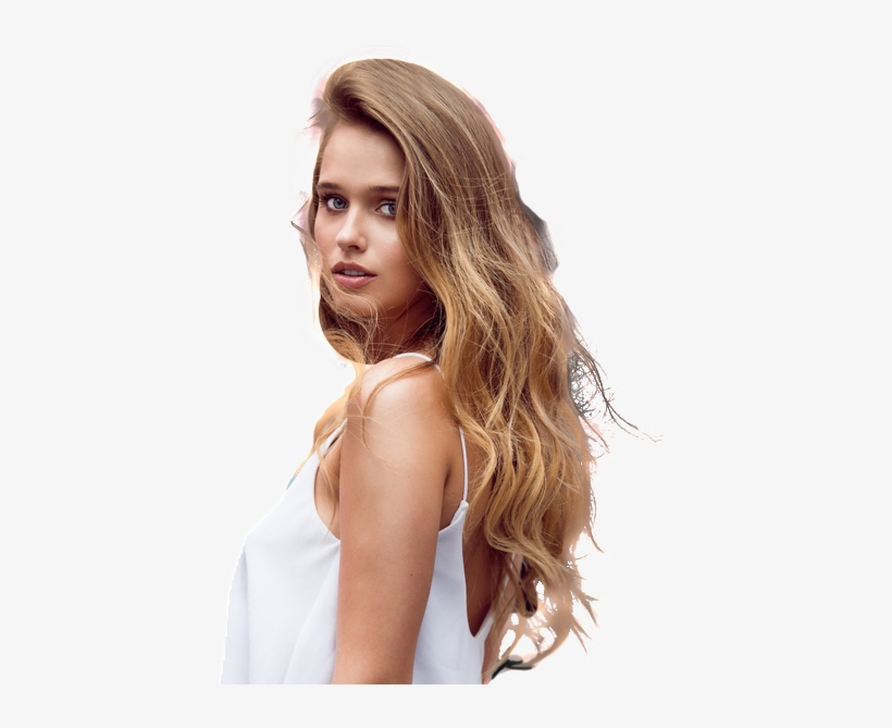 Langes Dunkelblondes Haar, transparent png #7691924
