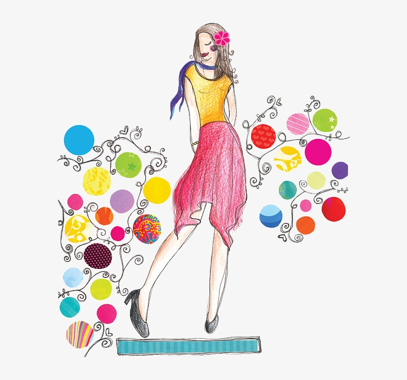 Fashion Show Model Clip Art