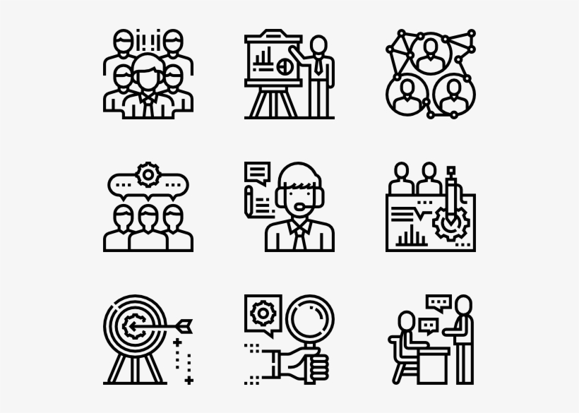 Teamwork - Manufacturing Icons, transparent png #7692123