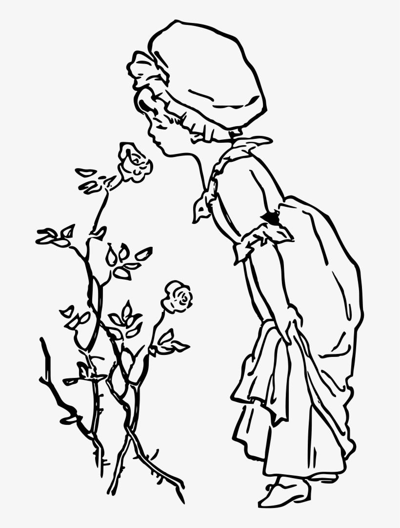 Png Freeuse Library Clipart Smell - Smelling Clipart Black And White, transparent png #7692175