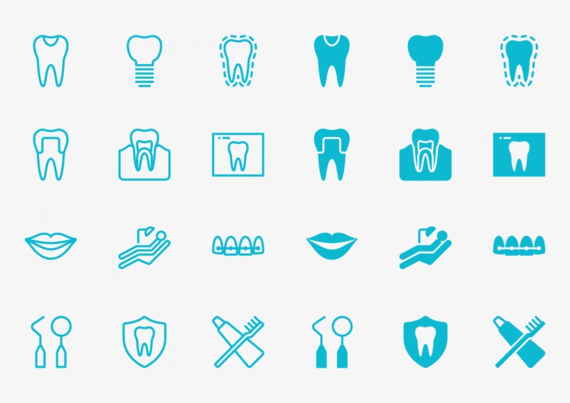 Dental Icon Set 2 - 歯科 アイコン, transparent png #7693380