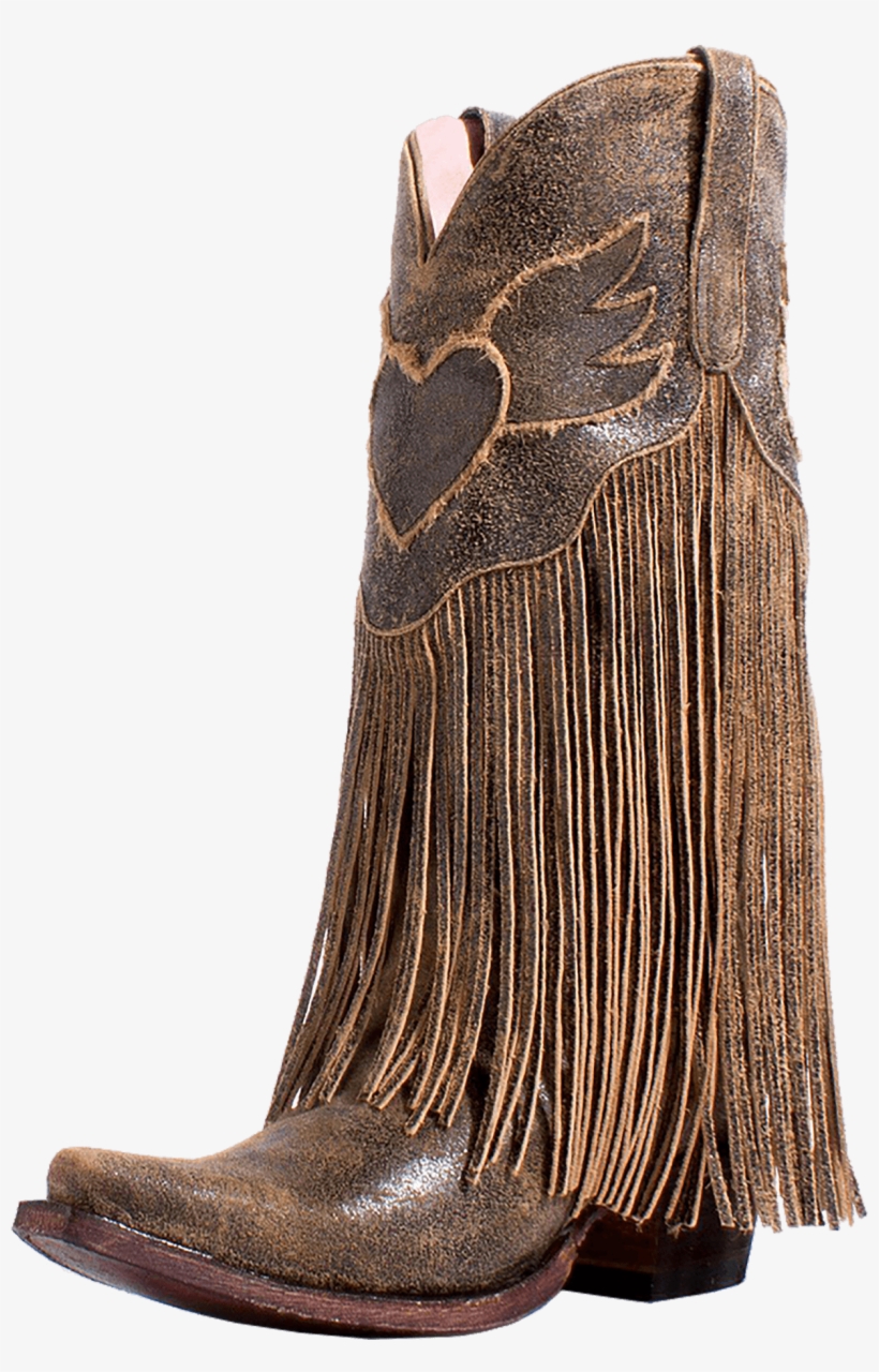Jg0004a 7 - Fringe Boots, transparent png #7693514