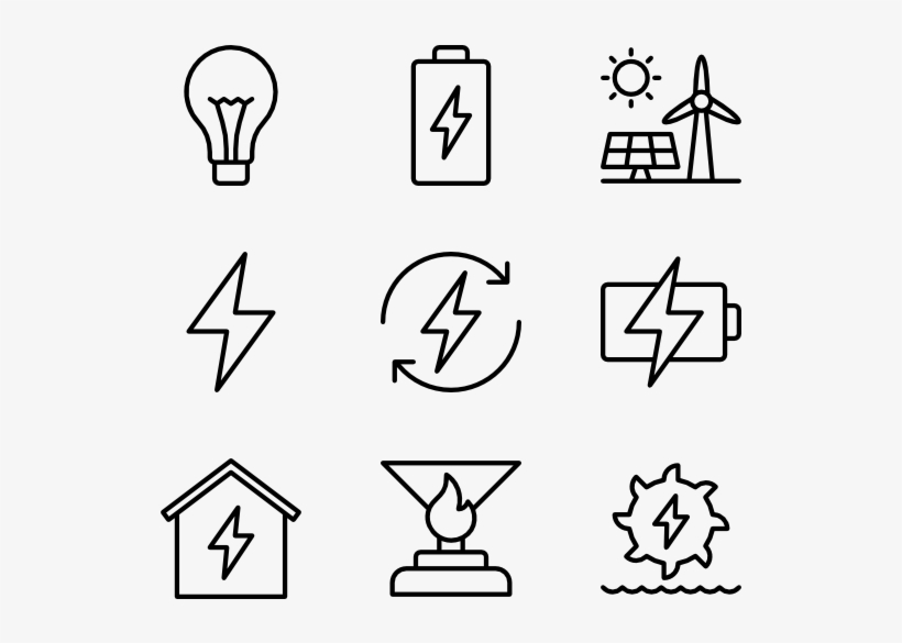 Energy - Renewable Energy Icons, transparent png #7693515