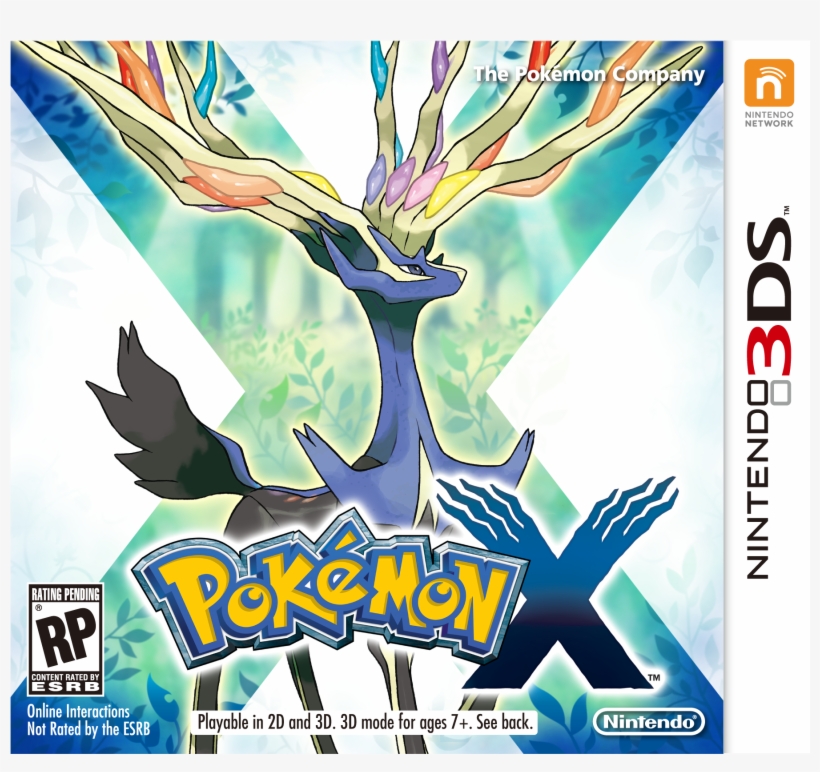 Pokemon X Box Artnxcnvxsc - Pokemon X 3ds Cover, transparent png #7693545