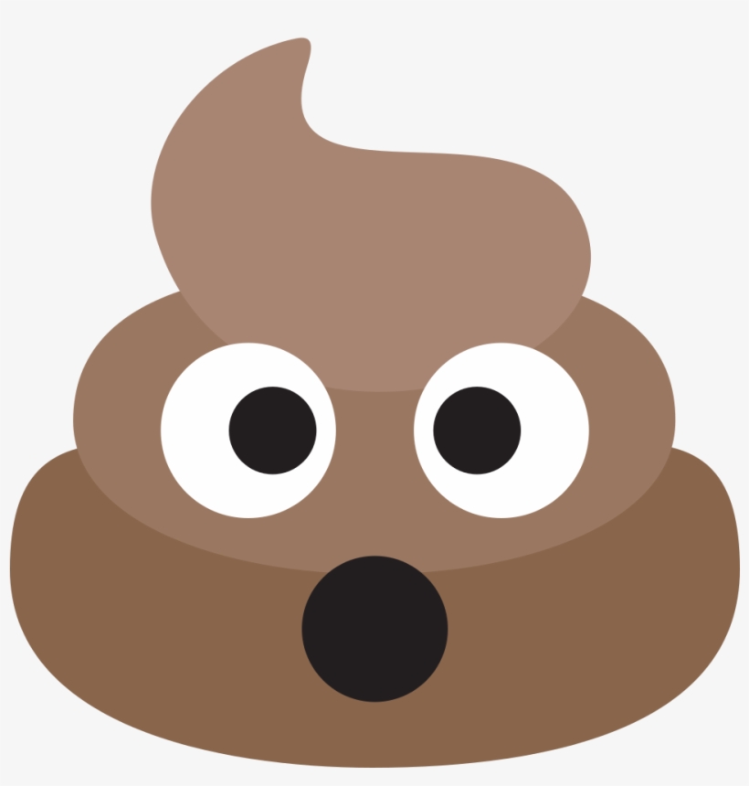 Pile Of Poo Emoji Feces Emoji Notebooks - Surprised Poop Emoji, transparent png #7693579